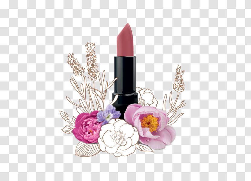 Lipstick Lip Balm Cosmetics Make-up - Flower Transparent PNG