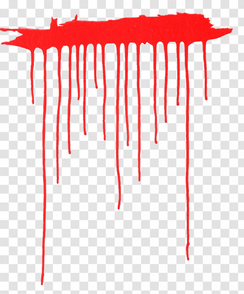 Painting Stain Ink - Red - Paint Transparent PNG