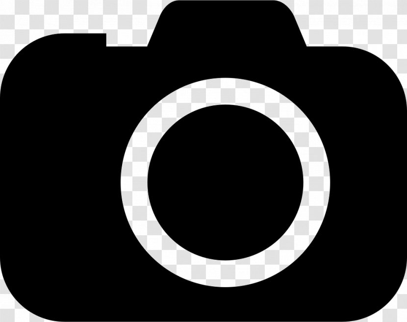 Logo Camera Lens - Black - White Transparent PNG