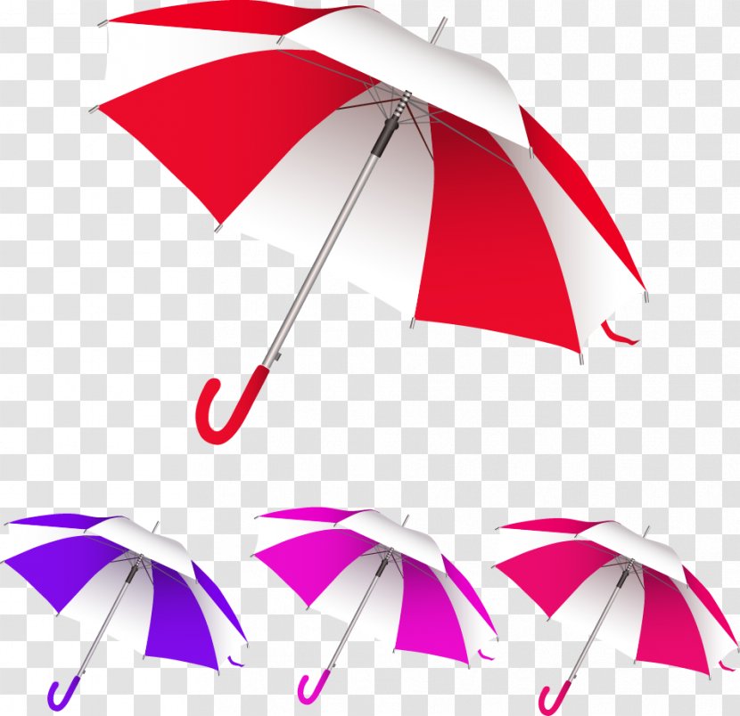 Euclidean Vector Vecteur - Pink - Umbrella Transparent PNG