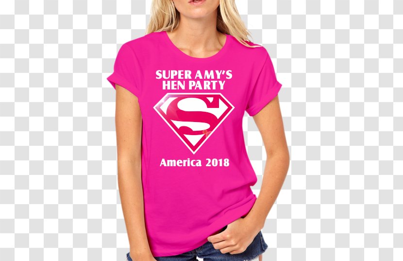 Printed T-shirt Top Sleeve - Silhouette - Hen Party Transparent PNG