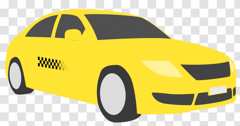 Taxi Car Mode Of Transport Motor Vehicle - Yellow - Logos Transparent PNG