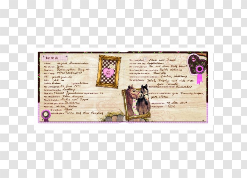 Dog Text Coppenrath Purple Picture Frames - Horse Hound Transparent PNG