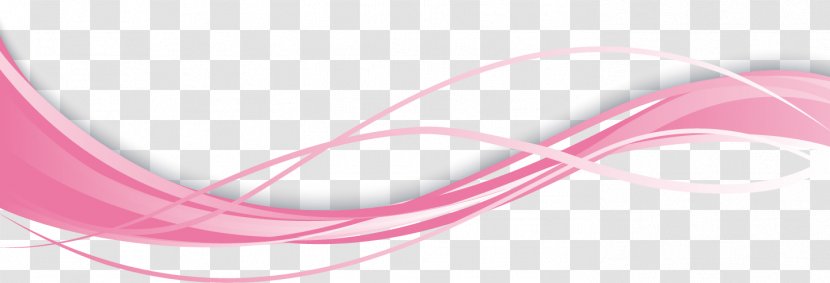 Pattern - Closeup - Pink Cartoon Creative Wavy Lines Transparent PNG