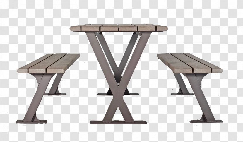 Picnic Table Bench Roker Beach - Top Transparent PNG