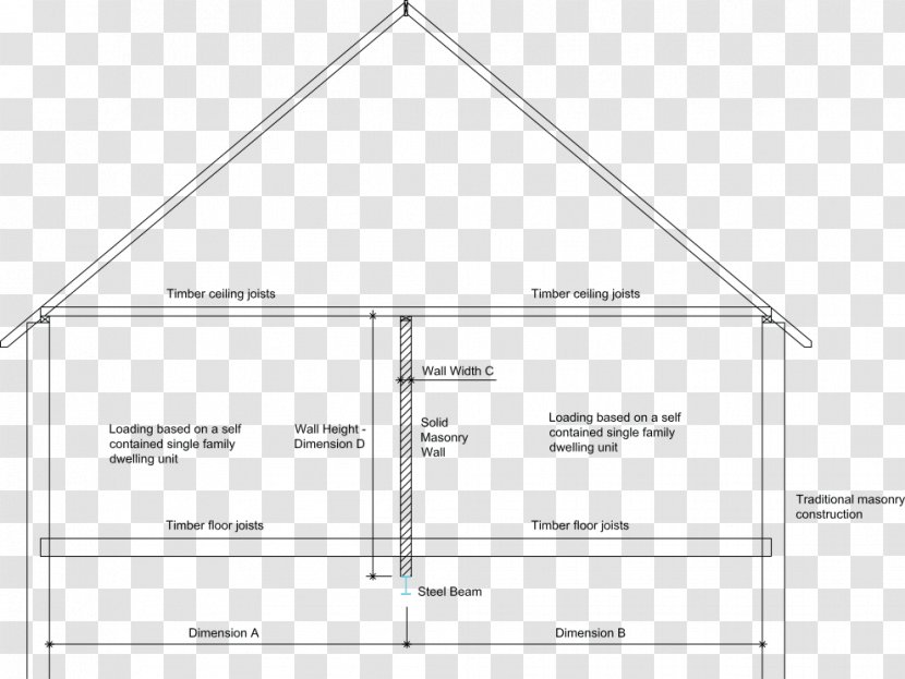 Line Angle Diagram - Triangle - Steel Beam Transparent PNG