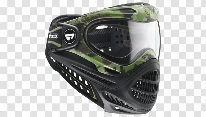Goggles Paintball Mask Camouflage Dye - Bicycle Helmet Transparent PNG