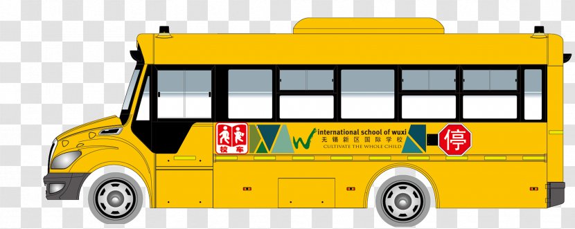 Bus Car Motor Vehicle Transport - School Transparent PNG