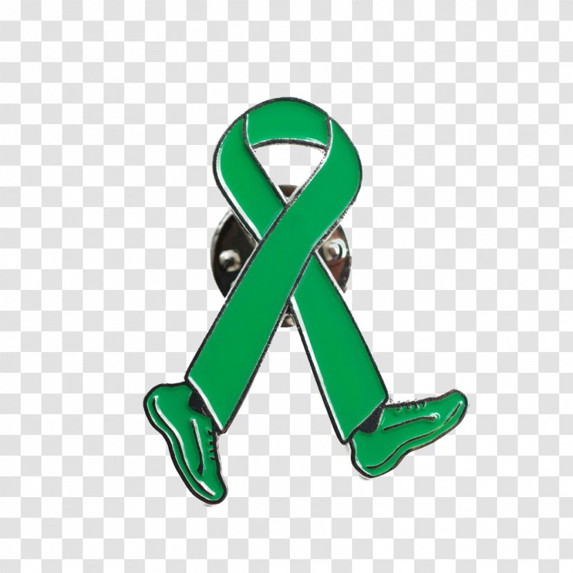 Awareness Ribbon Kidney Disease Green - Booties Badge Transparent PNG