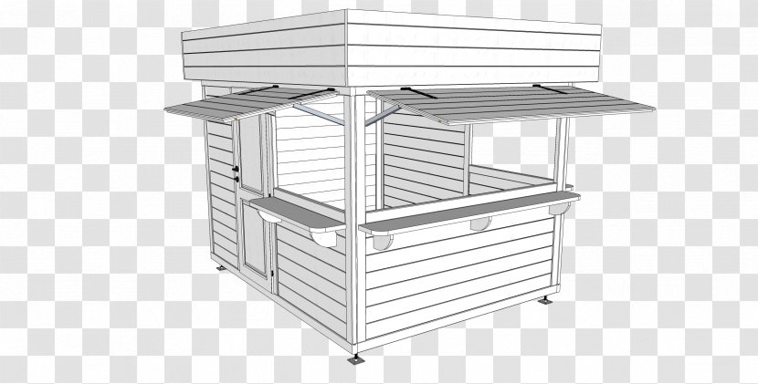Kiosk Furniture Wood Apper S.r.l. Christmas Market - Industrial Design - Legno Bianco Transparent PNG