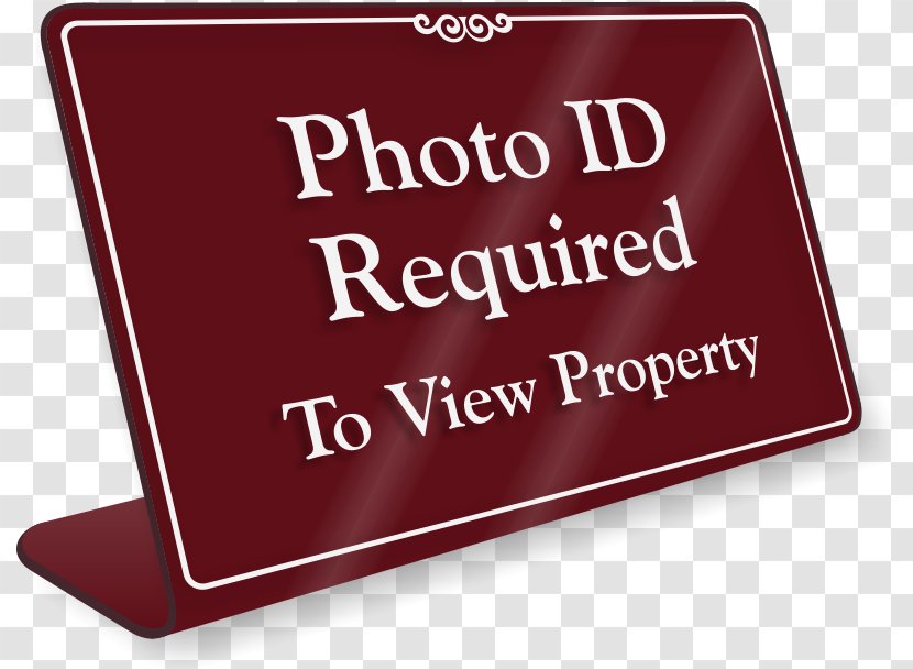 Signage Desk Door Hanger Driver's License Office - Identity Document - Community Property Funny Transparent PNG