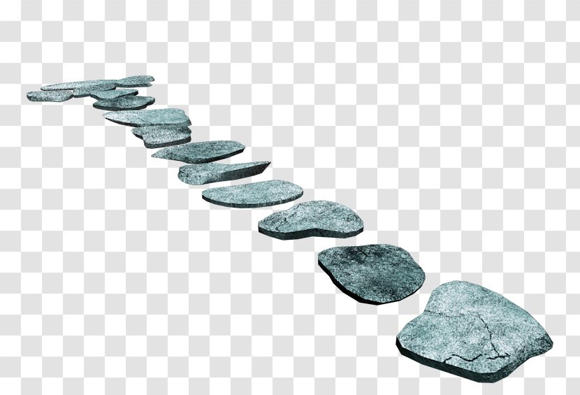 Stairs Stone - Hand-painted Transparent PNG
