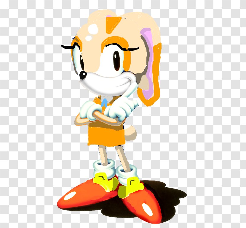 Cream The Rabbit Sonic Classic Collection Amy Rose Rouge Bat - Yellow Transparent PNG