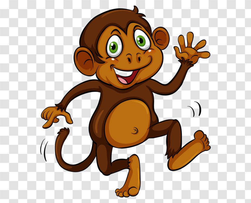 Monkey Royalty-free Clip Art - Primate - Cartoon Dance Transparent PNG