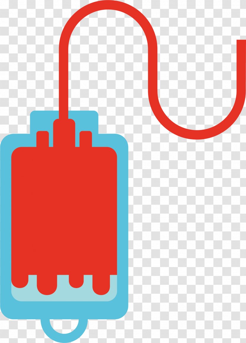 Blood Donation Charity - Electric Blue - Red Bag Transparent PNG