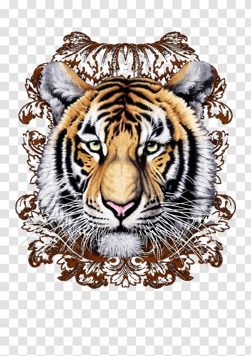 Tiger - 3d Computer Graphics - Head Transparent PNG