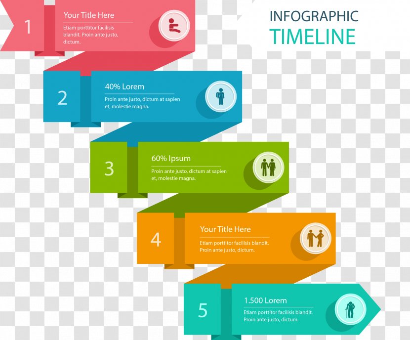 Flat Design Chart - Material - Vector Hand-painted Origami Label Transparent PNG