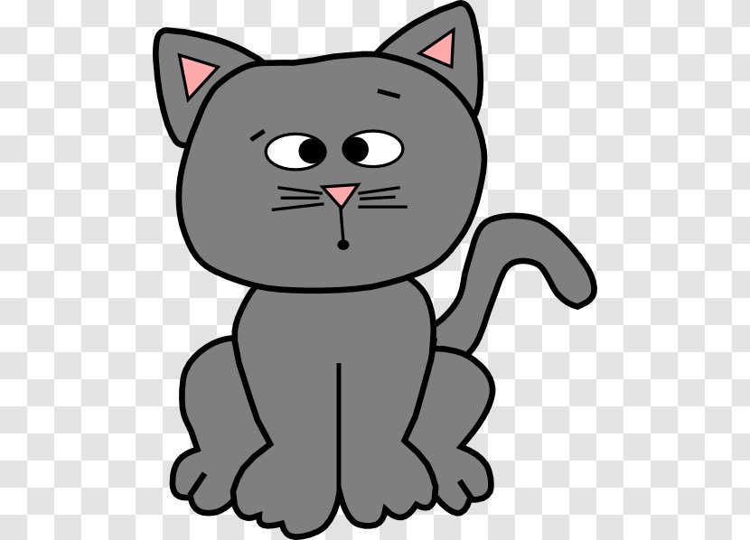 Download Clip Art - Snout - Gray Cat Transparent PNG