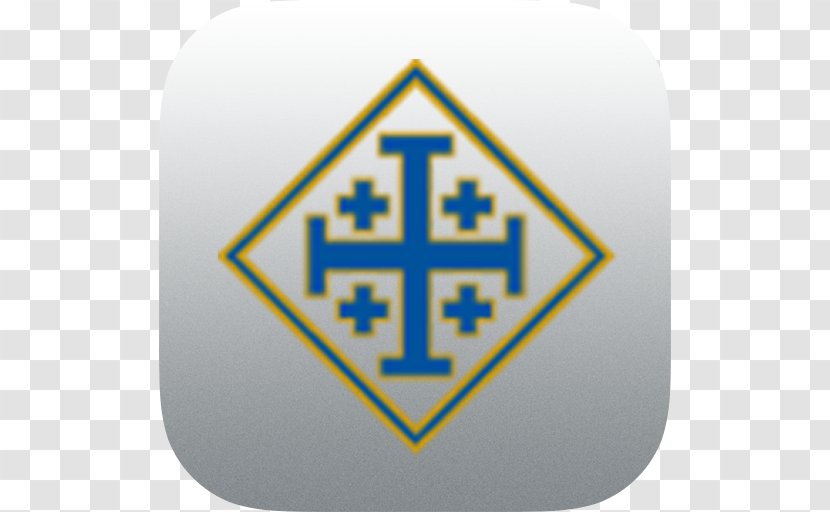 Jerusalem Cross Holy Land Crusades Kingdom Of - Catholic Church - Christian Transparent PNG