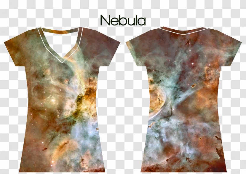 Carina Nebula Hubble Space Telescope Mystic Mountain - Top - Star Transparent PNG