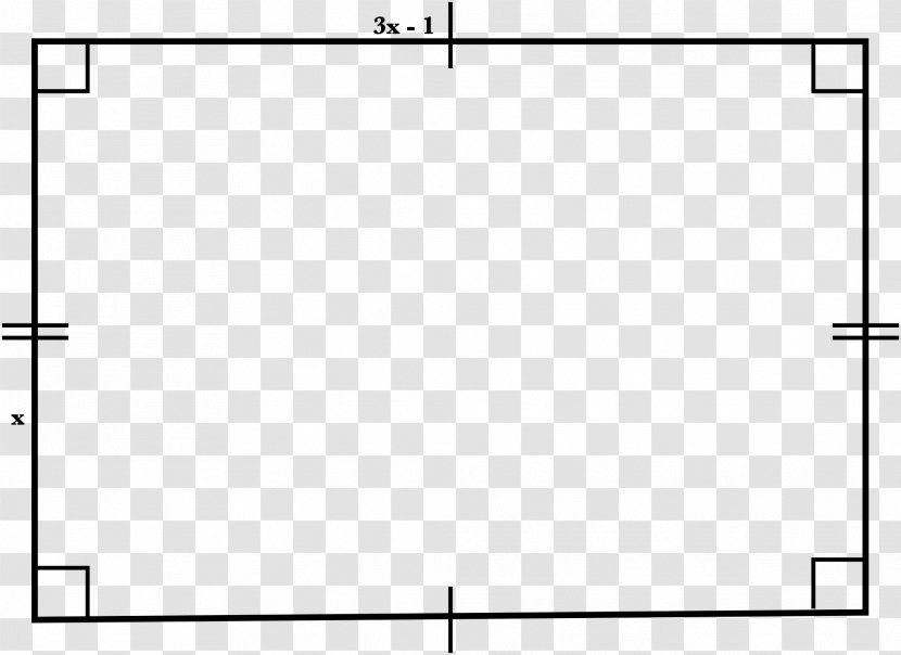 Rectangle Geometry Quadrilateral Parallelogram Area - Drawing - Shape Transparent PNG