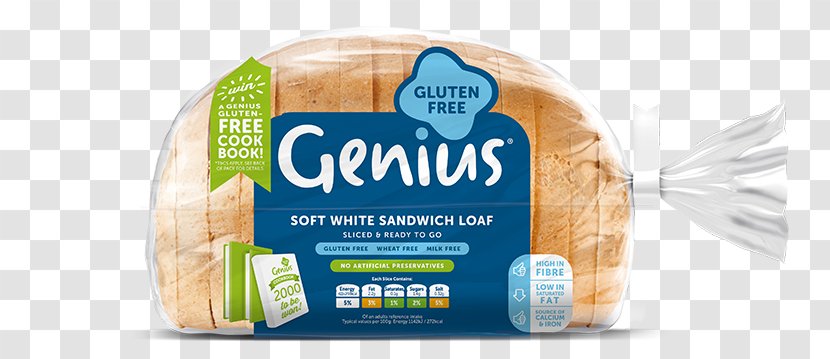 Food Sandwich Loaf Gluten Vegetarian Cuisine - White Maize Starch Powder Transparent PNG