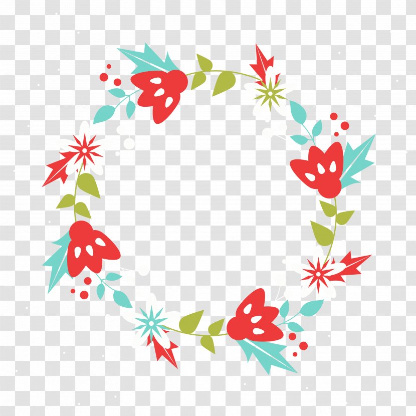 Borders And Frames Christmas Wreath Clip Art Transparent PNG