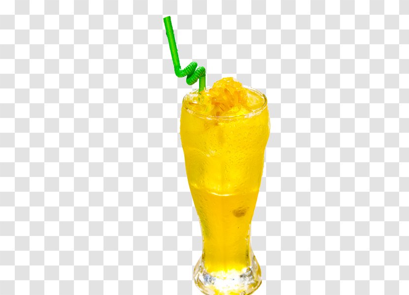 Orange Juice Tea Drink Milkshake - Drinking - Korean Citron Transparent PNG