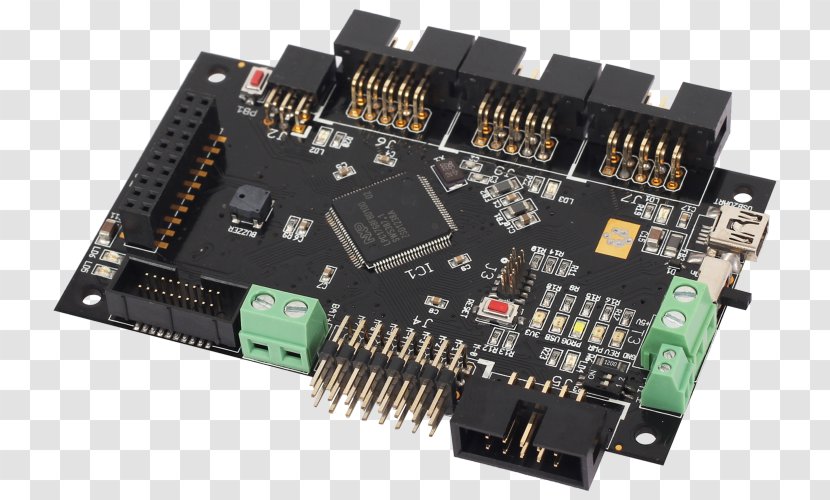 Microcontroller Motor Controller Stepper Servomotor Servomechanism - Semiconductor Transparent PNG