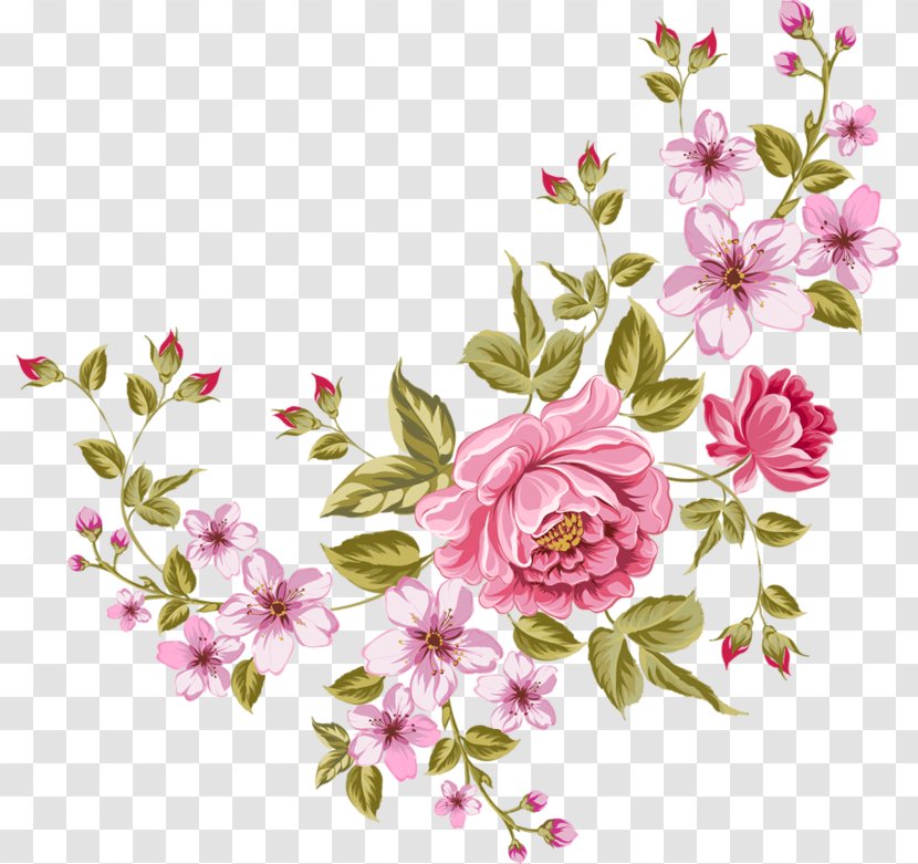 Floral Design Flower Bouquet Rose Pink Flowers - Spring Transparent PNG