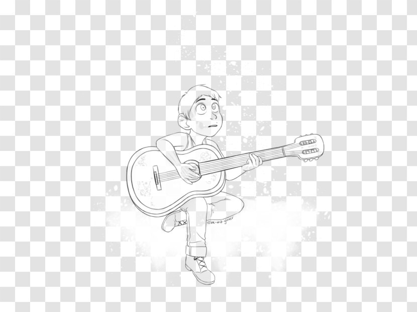 Finger Line Art Sketch - Drawing - Miguel Rivera Transparent PNG