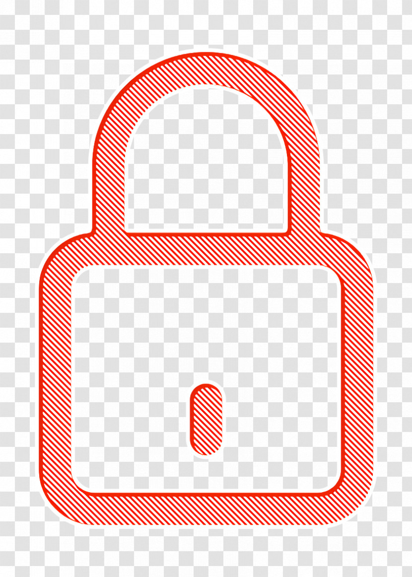 Bold SEO And Marketing Outline Icon Password Icon Padlock Icon Transparent PNG