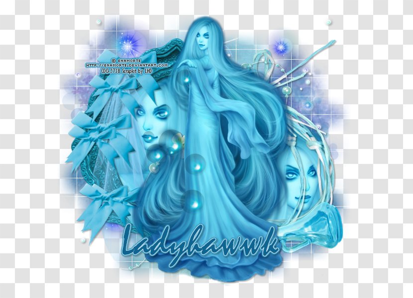 Fairy Turquoise Organism - Mythical Creature Transparent PNG