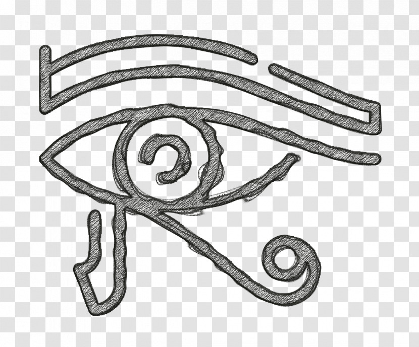 Egypt Line Craft Icon Eye Of Ra Icon Egypt Icon Transparent PNG