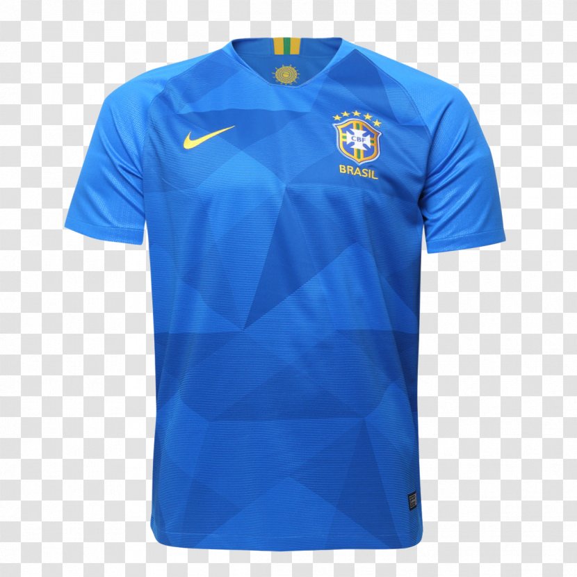 Brazil National Football Team FIFA World Cup Nike Shirt Adidas - Blue - Camisa Brasil Transparent PNG
