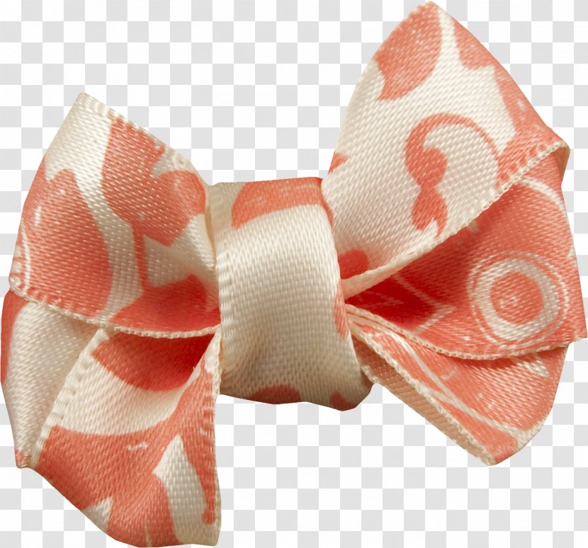 Bow Tie Ribbon Clip Art - Peach Aviation Transparent PNG