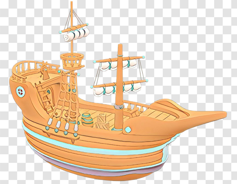 Vehicle Boat Watercraft Ship Galleon Transparent PNG