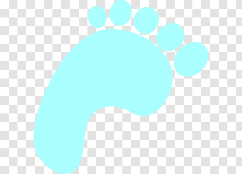 Footprint Blue Clip Art - Sole - Gender Reveal Transparent PNG