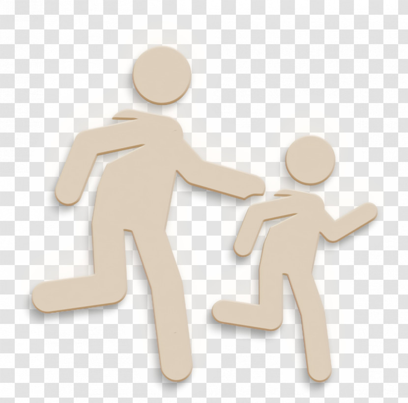 Running Icon Child Icon Kindergarten Pictograms Icon Transparent PNG