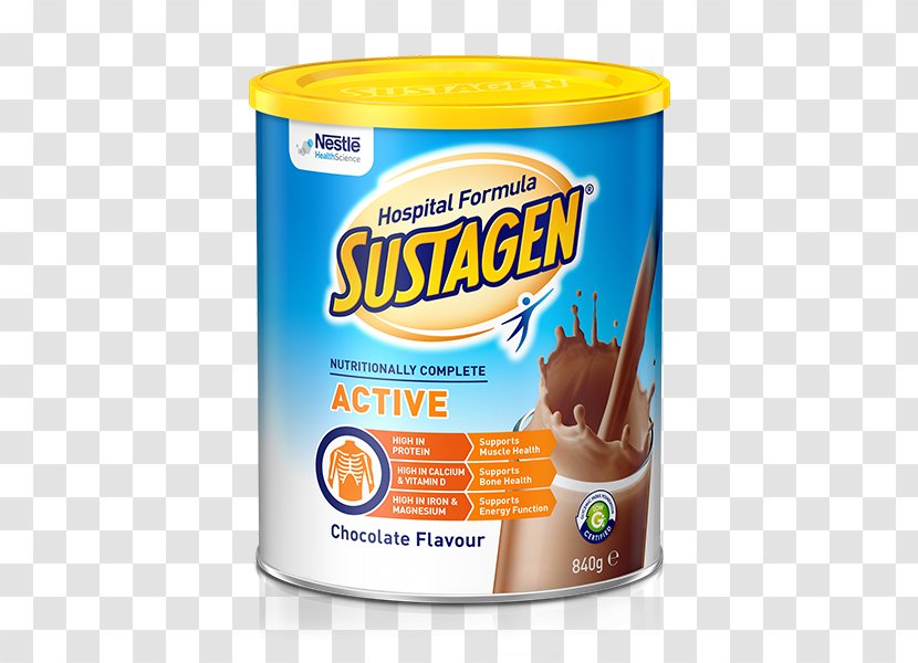 Sustagen Nutrition Dietary Supplement Fiber Vitamin - Protein - Chocolate Flavour Transparent PNG