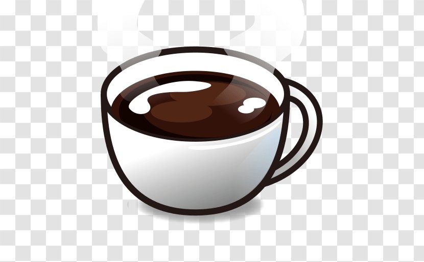 Coffee Cup Emoji Hot Chocolate Tea - Cappuccino Transparent PNG
