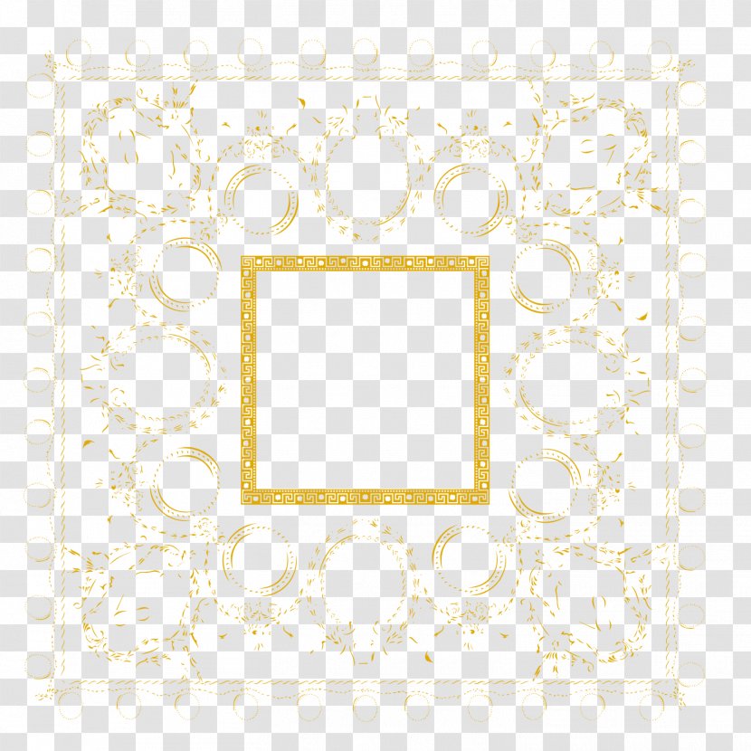 Picture Frame Area Pattern - Square Elements Transparent PNG