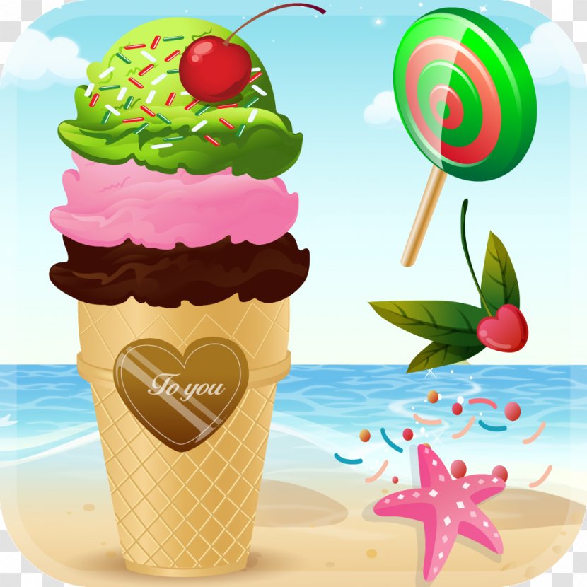 Ice Cream Sundae Slush Frozen Yogurt - Whipped Transparent PNG