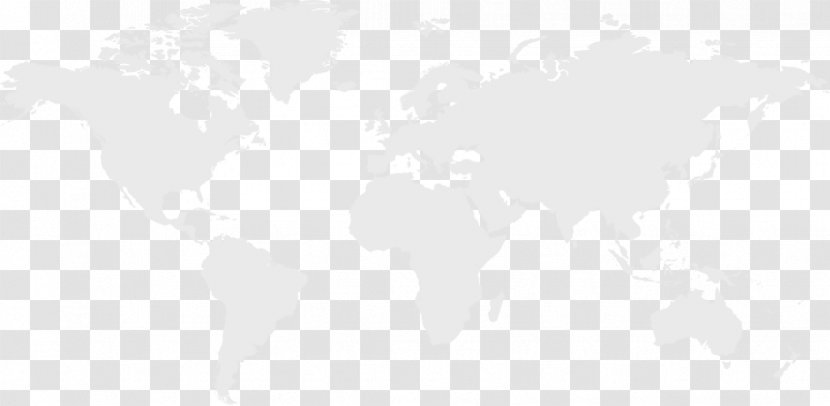 World Map Earth Дүние жүзінің саяси картасы - Monochrome Transparent PNG