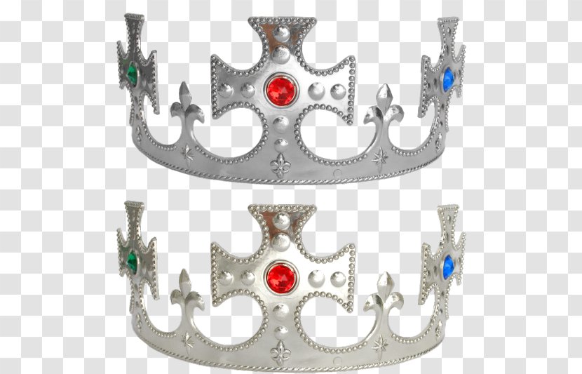 Crown King Royal Family - Fashion Accessory - Silver Transparent PNG