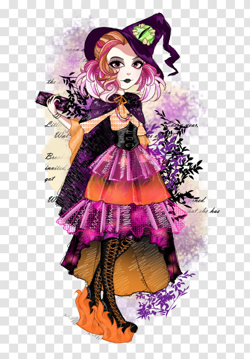 Fashion Illustration Costume Character - Design - Ever After High Legacy Day Transparent PNG