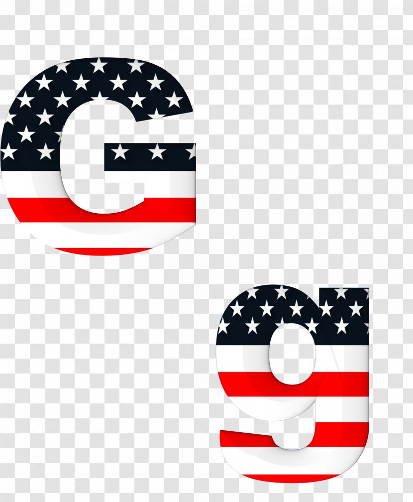 Flag Of The United States Alphabet Kingdom Letter - Brand - Abc Transparent PNG