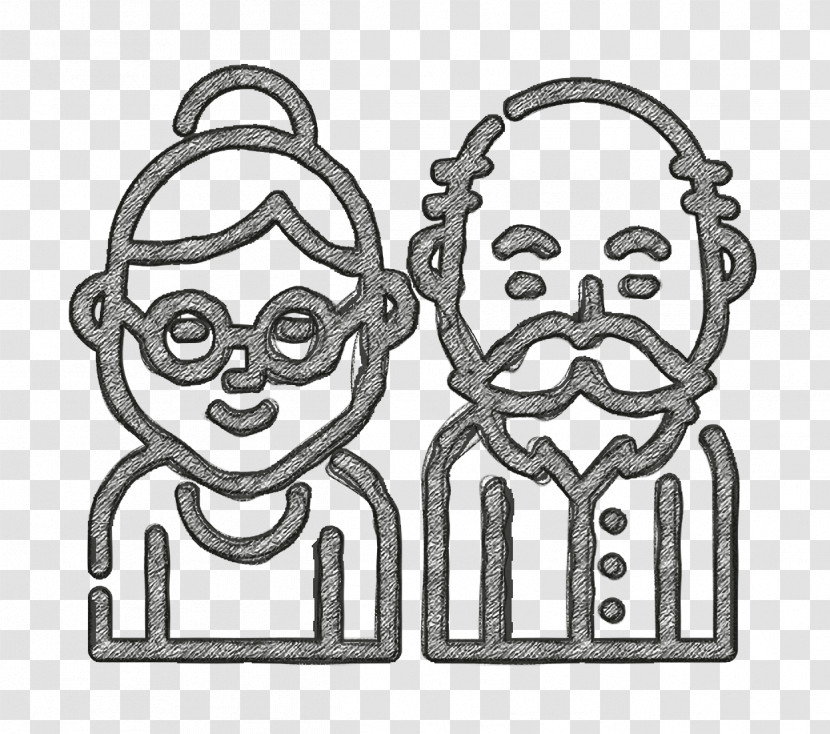 Family Icon Grandparents Icon Transparent PNG