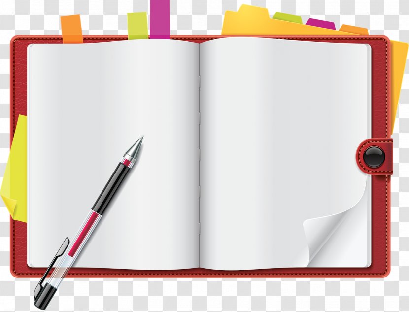 Paper Notebook Pen Drawing - Sticky Note Transparent PNG
