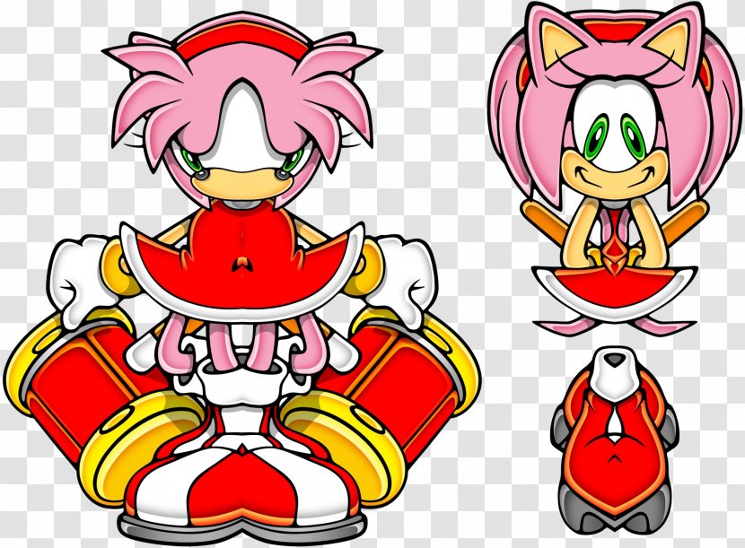 Amy Rose Sonic Unleashed Adventure 2 & Sega All-Stars Racing - Advance - The Hedgehog Transparent PNG